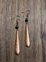 Flora Copper & Turquoise Earrings
