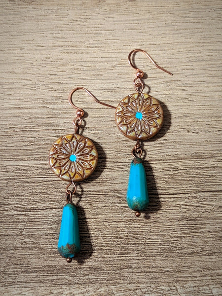 Desert Mandala Earrings