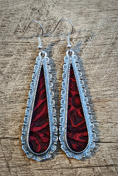 Red Hermosa Earrings
