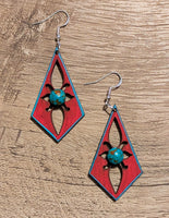 Bonita Red Earrings